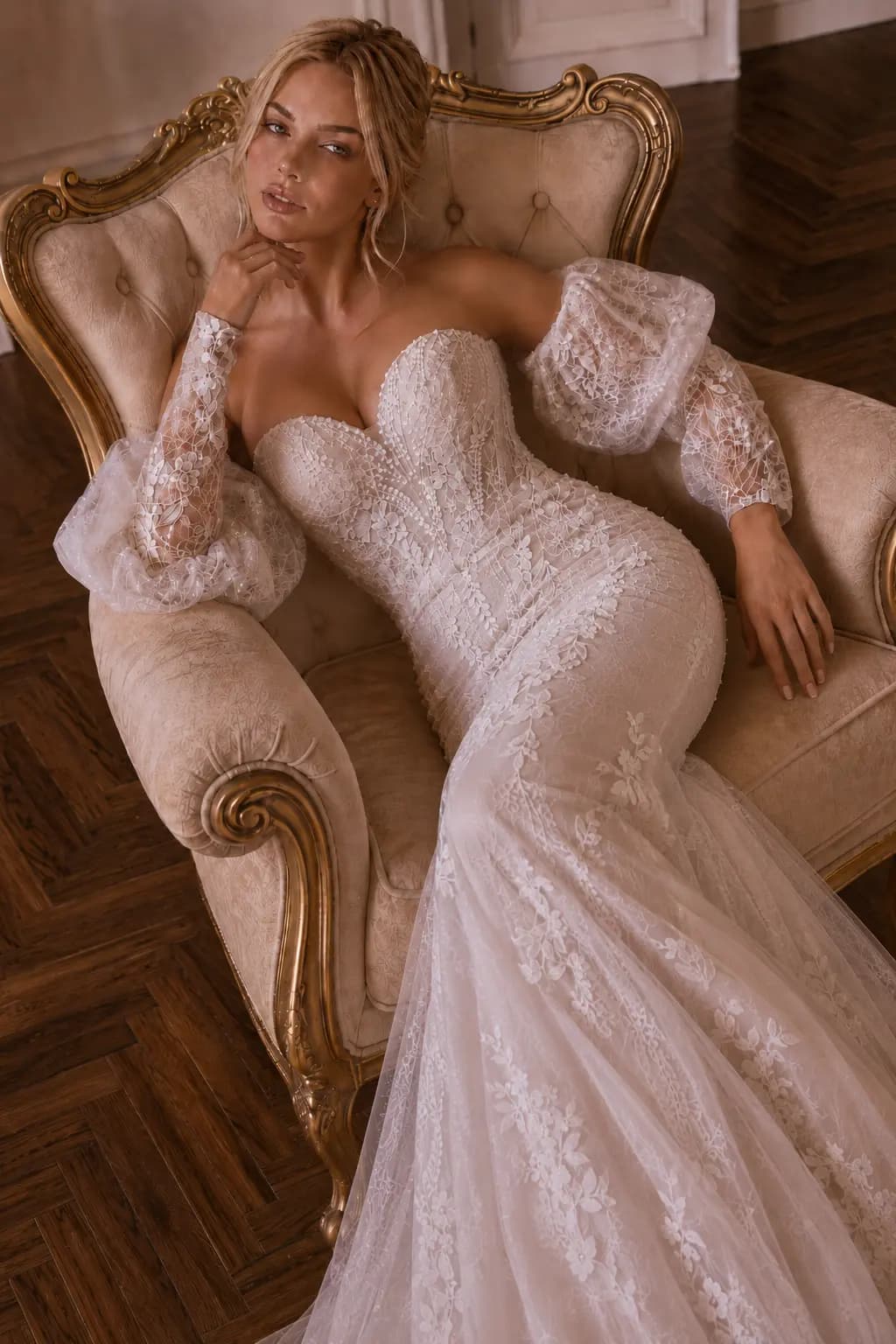 Atelier wedding dress – lace mermaid gown